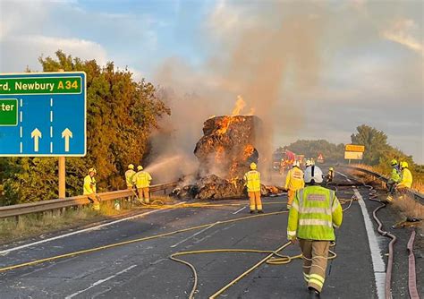The motorway was shut northbound for more than five hours between junction 9 for Bicester and 10 for the A43. . Vehicle fire m40 today